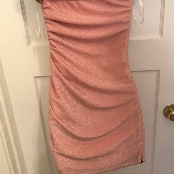 Shein Icon size 4 /small pinkish peach lined party dress new with tags - Picture 6 of 9